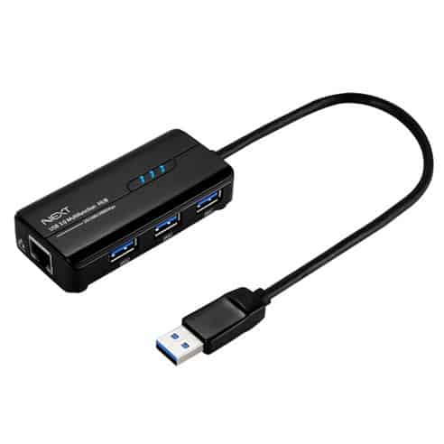 Product Image of the 넥스트 외장형 기가랜카드 + USB3.0 3포트