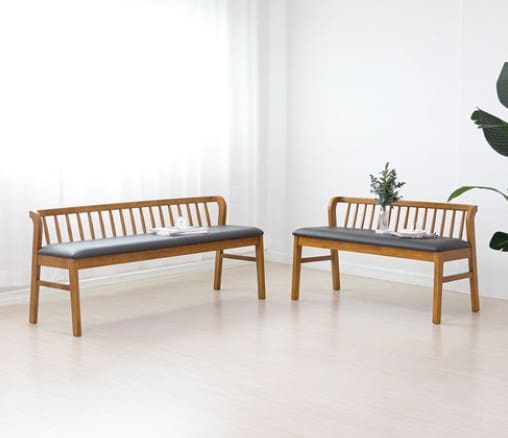 Product Image of the 라로퍼니처 그라나다 원목 2인용 식탁 벤치 의자